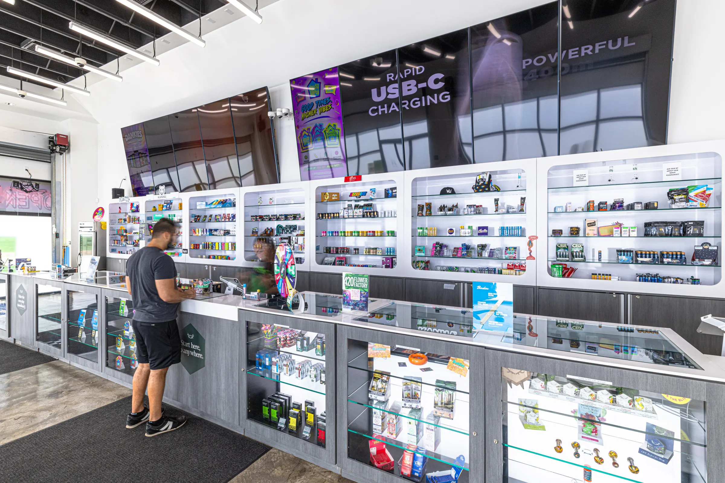 Interior of Mr. Nice Guy 420 Flower Factory, 2332 Newport Blvd, Costa Mesa, CA